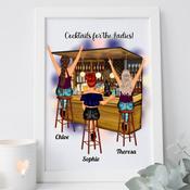 Personalised Ladies Night &amp; Cocktails - Frame
