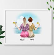 Personalised Frame - Besties
