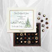Personalised Box of Lily O'Brien's Chocolates for Christmas - From Our House to Yours
