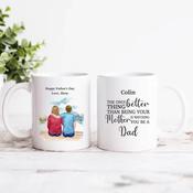 Personalised Father's Day Mug from Mother to Son image