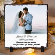 Personalised Wedding Slate for New Couple