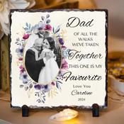 Personalised Wedding Slate for Father of the Bride
