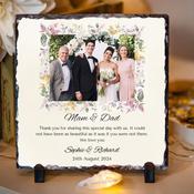 Personalised Slate for Parents of the Bride &amp; Groom