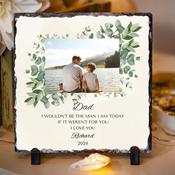 Personalised Wedding Slate for Father of the Groom