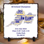 Personalised GAA Slate - Clare All-Ireland Champions
