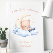 Personalised Frame with Cute Animals - Fáilte Chuig an Domhain