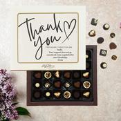 Personalised Box of Lily O’Brien’s Chocolates - Thank you for being there for me