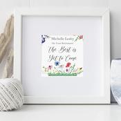 Personalised Framed Print for Retirement - The Best is Yet to Come