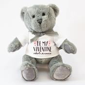 Personalised Valentine's Day Teddy Bear - Be My Valentine image