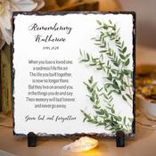 Personalised Memorial Slate - Remembering You image