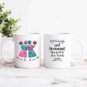 Personalised Mug for Friends - Golden Ladies image