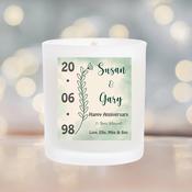 Personalised Anniversary Candle image