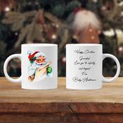 Personalised Vintage Christmas Mug image