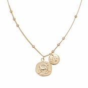 CAPRICORN Zodiac Coin Necklace gift for those born December 22 - January 19