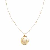 OCTOBER Opal Birthstone Necklace in WowWee Gift box