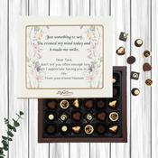 Personalised Box of Lily O’Brien’s Chocolates - Just to Say, You Crossed my Mind