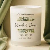Personalised Candle - Engagement Eucaluptus image