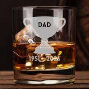 Personalised Eternity Crystal Whiskey Glass GAA Mayo All Ireland Champions - TIPPERARY CRYSTAL image