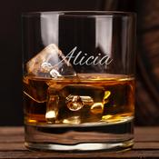 Personalised Eternity Crystal Whiskey Glass with Name - TIPPERARY CRYSTAL image