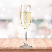 Personalised Fine Glass Champagne Flute image