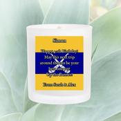 Personalised GAA Candle for ALL COUNTIES - Hurley or Football