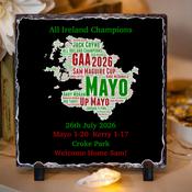 Personalised GAA Slate - Mayo All-Ireland Champions