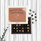 Personalised Box of Lily O’Brien’s Chocolates - Promoted to Godmother