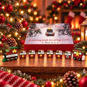 Personalised Linking Train 6 Carriages in 'Our Christmas Express' Gift Box image