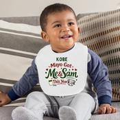 Personalised Baby Bib - Mayo Got Me &amp; Sam image
