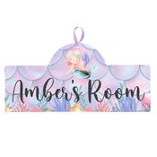 Personalised Door Name Plaque for Girls - Mermaid