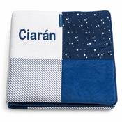 Personalised Patchwork Quilt for Boys - Plush, Cosy &amp; Warm by Doudou