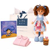 Personalised Rag Doll Gift Set - Ella Rose, PJs &amp; Book - NEW