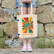 Personalised Tote Bag for Any Occasion - Upload Your Own Image &amp; Text