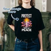 Personalised Women's Adult T-shirt for Any Occasion - Upload Your Own Image image