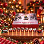 Personalised Linking Train 7 Carriages in 'Our Christmas Express' Gift Boxes image