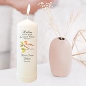 Personalised Memorial Candle - Robin image