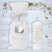 Personalised Christening Candle for Boys &amp; Girls - Wish Upon a Star