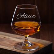 Personalised Eternity Crystal Brandy Glass with Name - TIPPERARY CRYSTAL