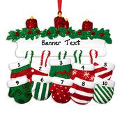 Personalised Christmas Ornament - Merry Mittens 10 image