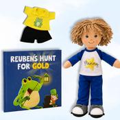 Personalised Rag Boy Gift Set - PJ Buddy, Outfit &amp; Book