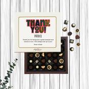 Personalised Box of Lily O'Brien's Chocolates- Funky Thank You
