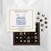 Personalised Box of Lily O'Brien's Chocolates for a New Home - Chinoiserie Chic