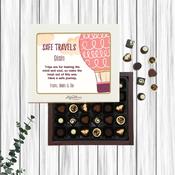 Personalised Box of Lily O'Brien's Chocolates - Safe Travels