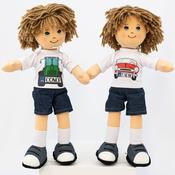 Personalised Rag Boy Set - Besties/ Brothers