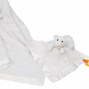 Personalised Baby Gift Set - Comfort Him Collection - White
