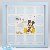 Personalised Photo Frame - Disney My First Year Frame - Mickey