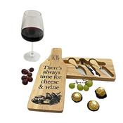 Cheers to You! - Personalised Cheeseboard, Wineglass &amp; Chocolates Gift Set