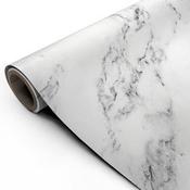 SAMPLE of VOLAKAS WHITE MARBLE VINYL WRAP VWM321