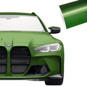 SAMPLE of Super Gloss Metallic Mamba Green Vinyl Wrap SGM-MG67