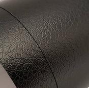 SAMPLE of Black Leather Vinyl Wrap - LR802